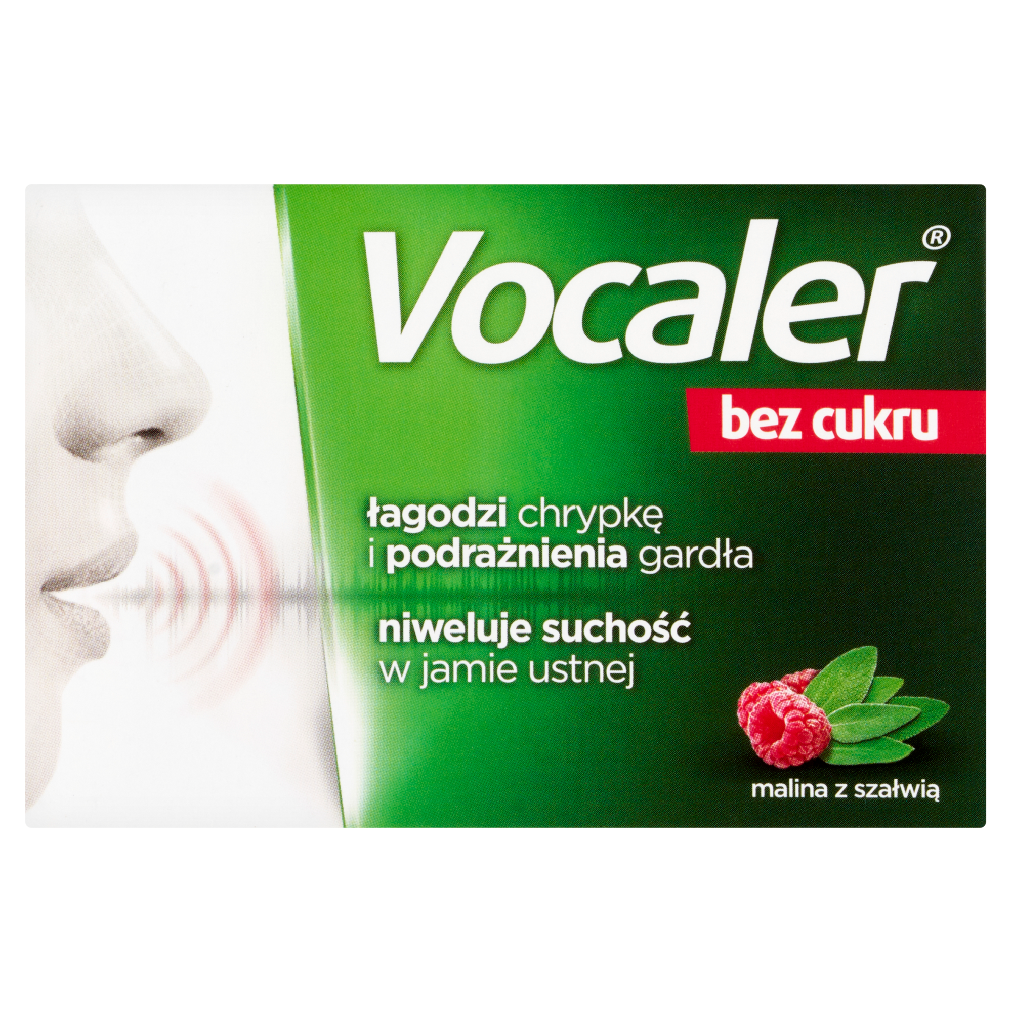 VOCALER bez cukru - 12 tabl. Tabletki na gardło - cena, opinie, stosownie  zdjęcie