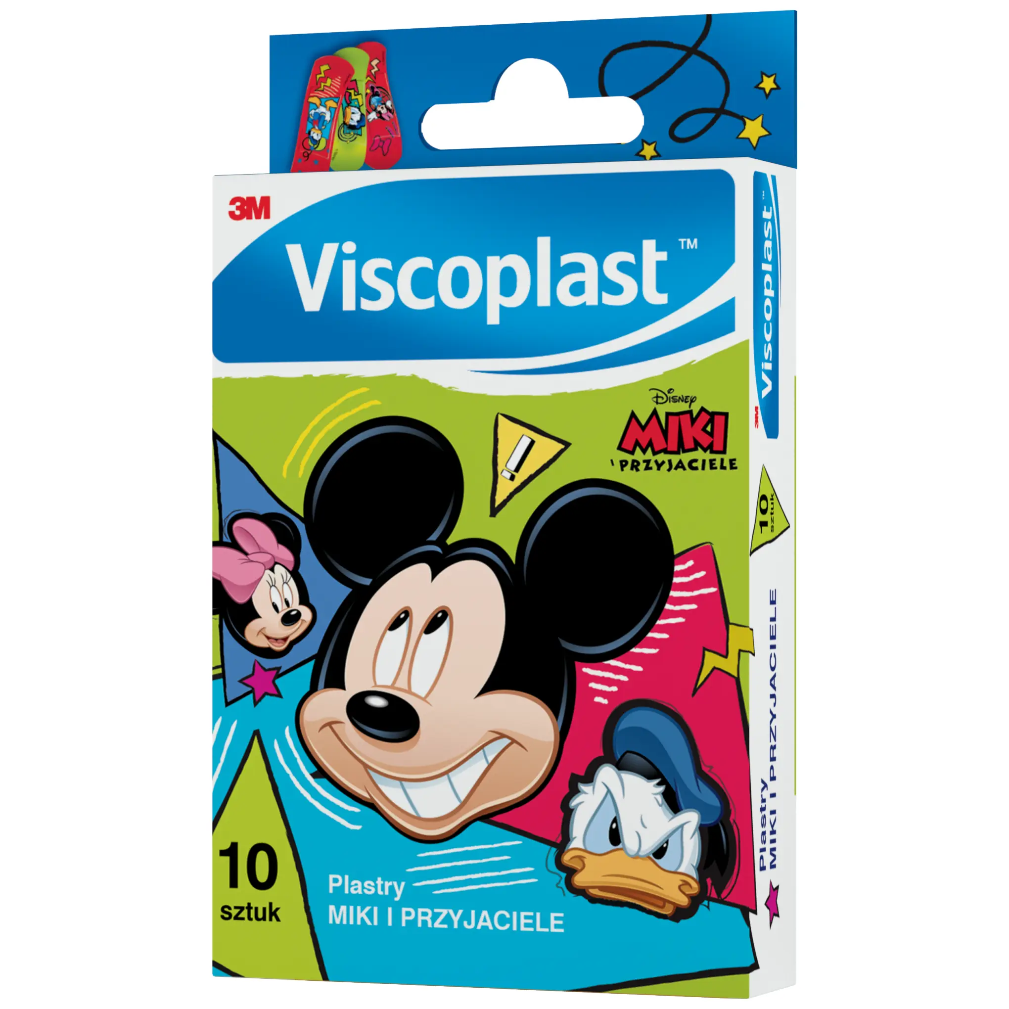 Viscoplast Miki i przyjaciele plastry dla dzieci 10 sztuk