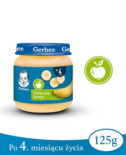 GERBER Delikatny banan po 4 miesiącu - 125 g zdjęcie