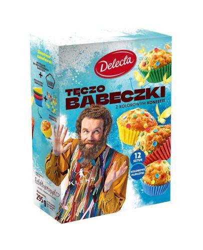 Delecta KLEKS Tęczo Babeczki z kolorowym konfetti, 295 g zdjęcie