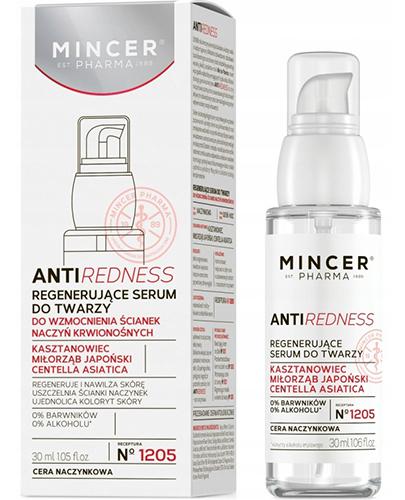 Mincer Pharma Anti Redness N°1205 Regenerujące serum do twarzy - 30 ml - cena, wskazania, stosowanie zdjęcie