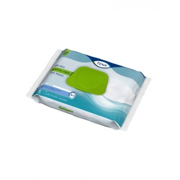 Tena Wet Wipes ProSkin Plastic-Free nawilżane chusteczki 48 sztuk
