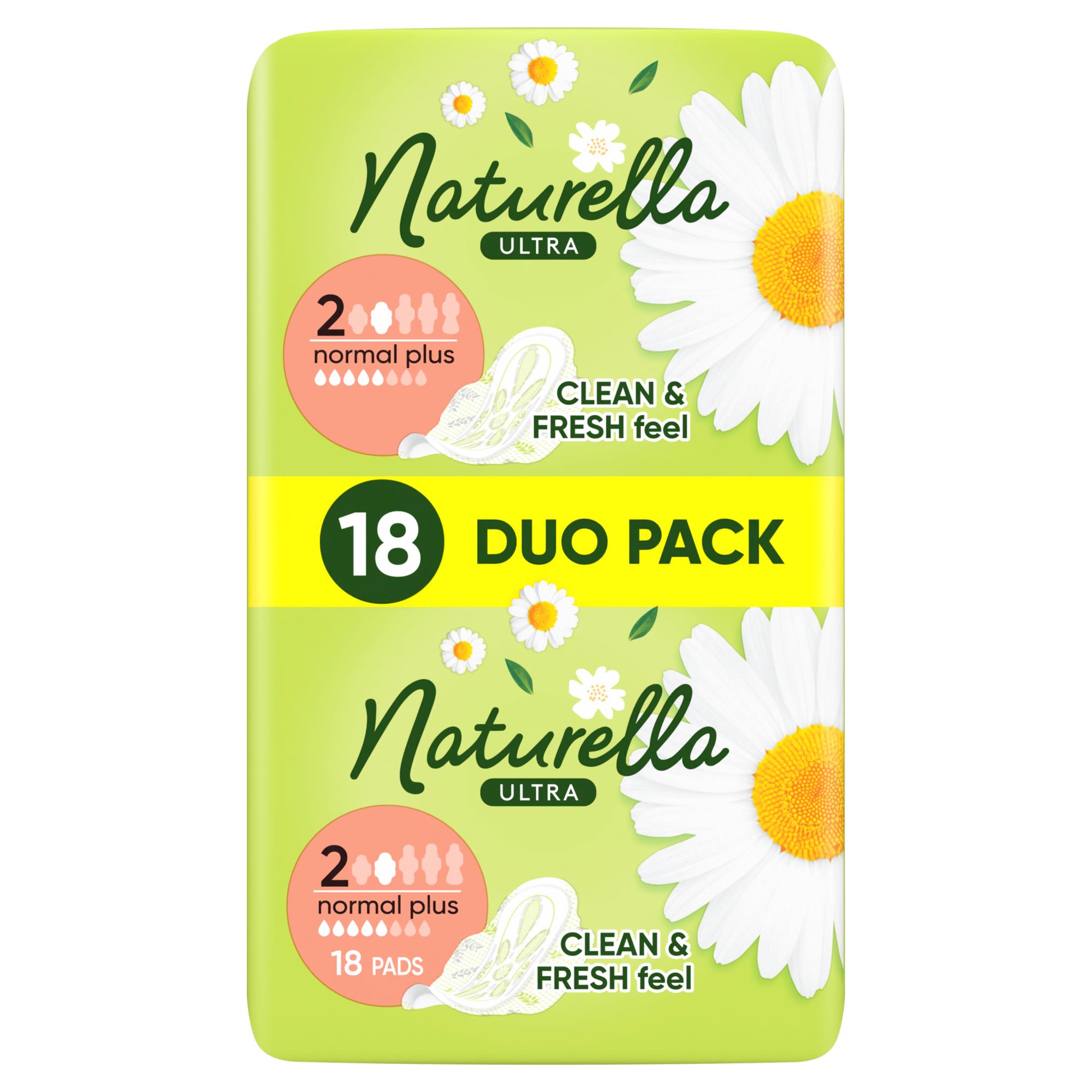 Naturella Ultra Normal Plus Podpaski ze skrzydełkami, 18 szt., cena, opinie, stosowanie zdjęcie