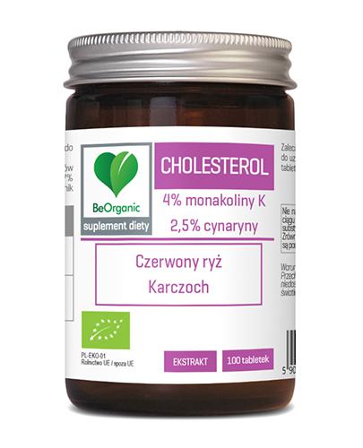 BeOrganic Cholesterol Bio, 100 tabl., cena, opinie, dawkowanie zdjęcie