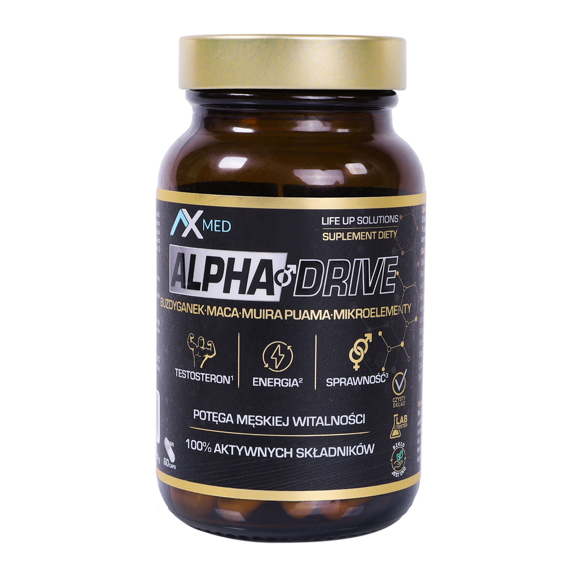 Ax Med Alpha Drive, kapsułki, 60 sztuk zdjęcie