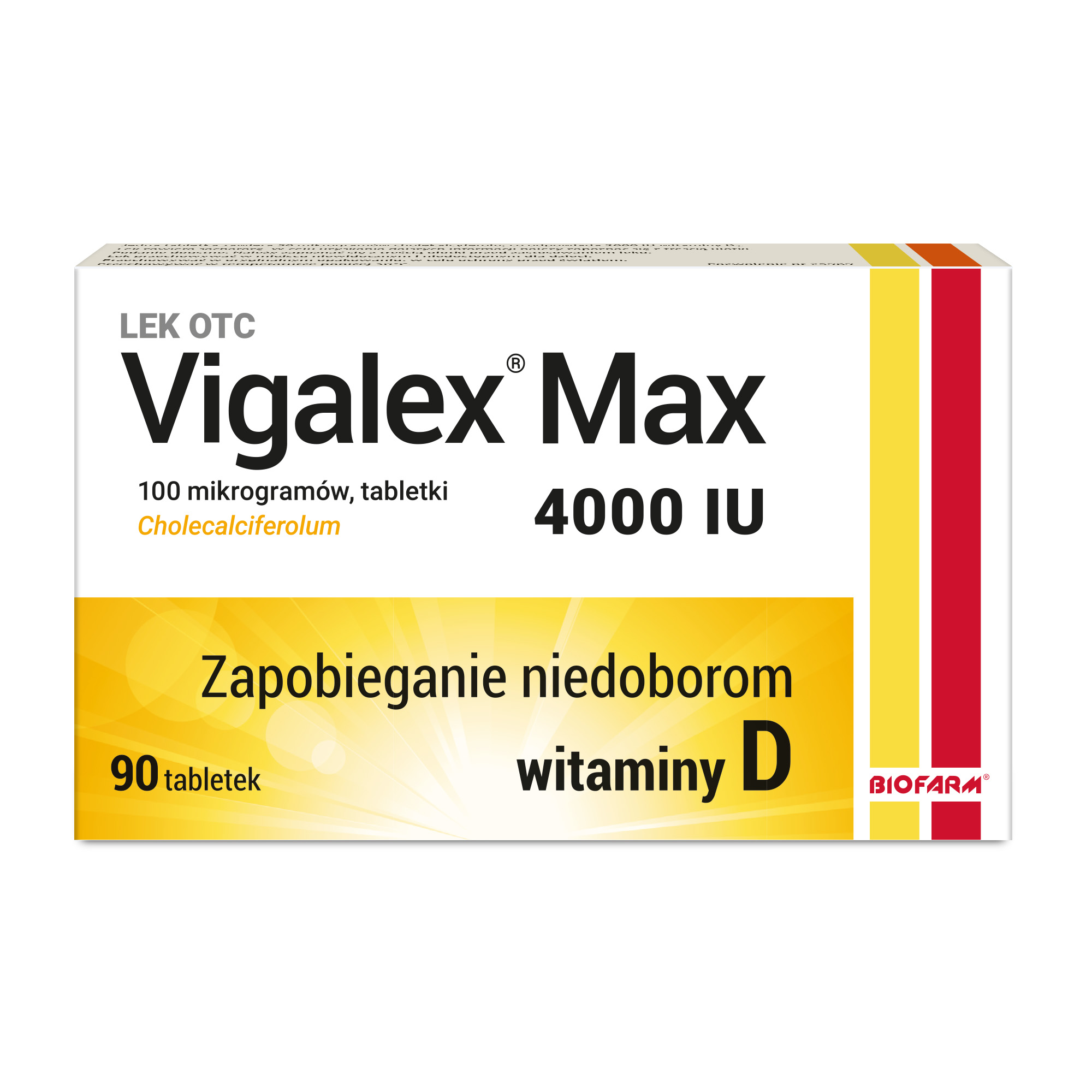 Vigalex Max, 4000 IU, tabletki, 90 sztuk zdjęcie