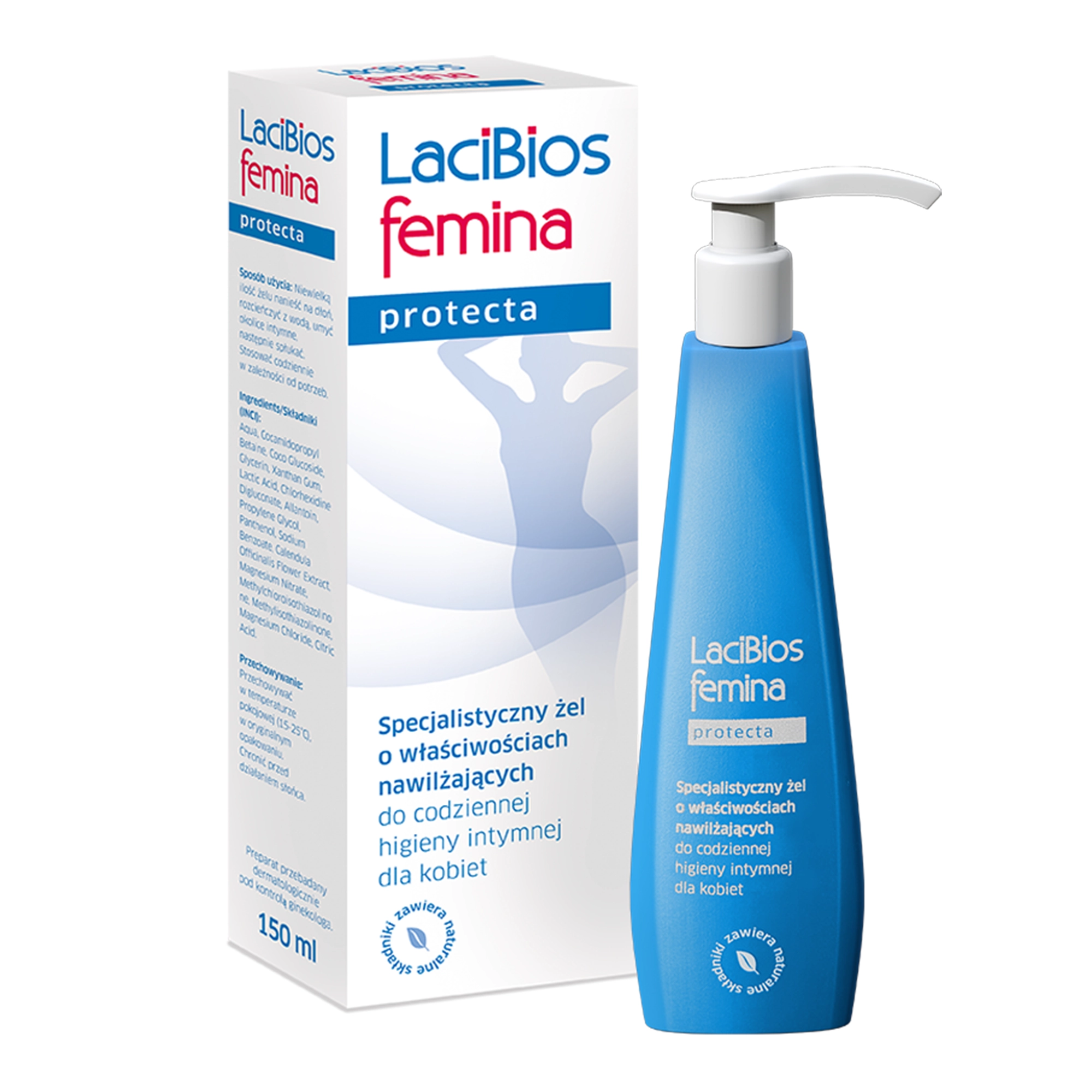 LaciBios Femina Protecta specjalistyczny żel do higieny intymnej 150 ml zdjęcie