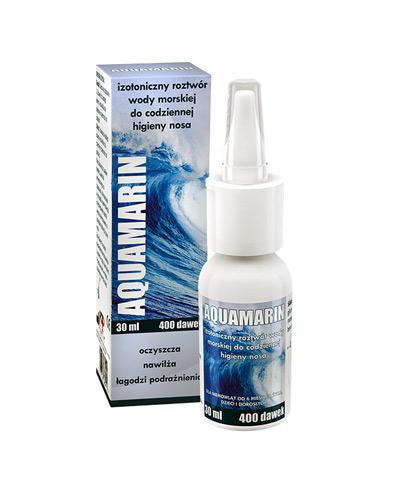 Aquamarin izotoniczny roztwór wody morskiej - 30 ml (400 daw.) - cena, opinie, wskazania zdjęcie