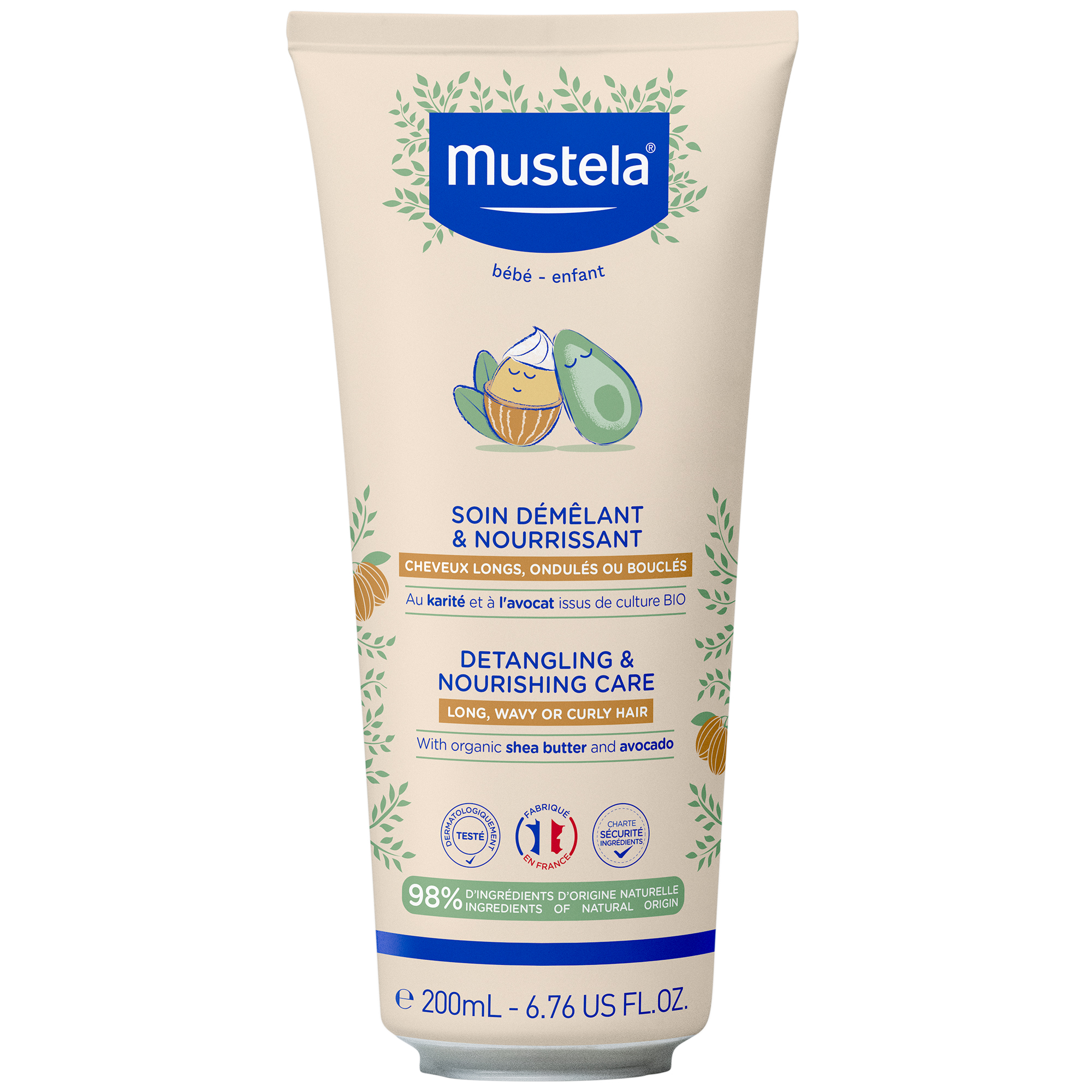 Mustela, Odżywka ułatwiająca rozczesywanie, 200 ml zdjęcie