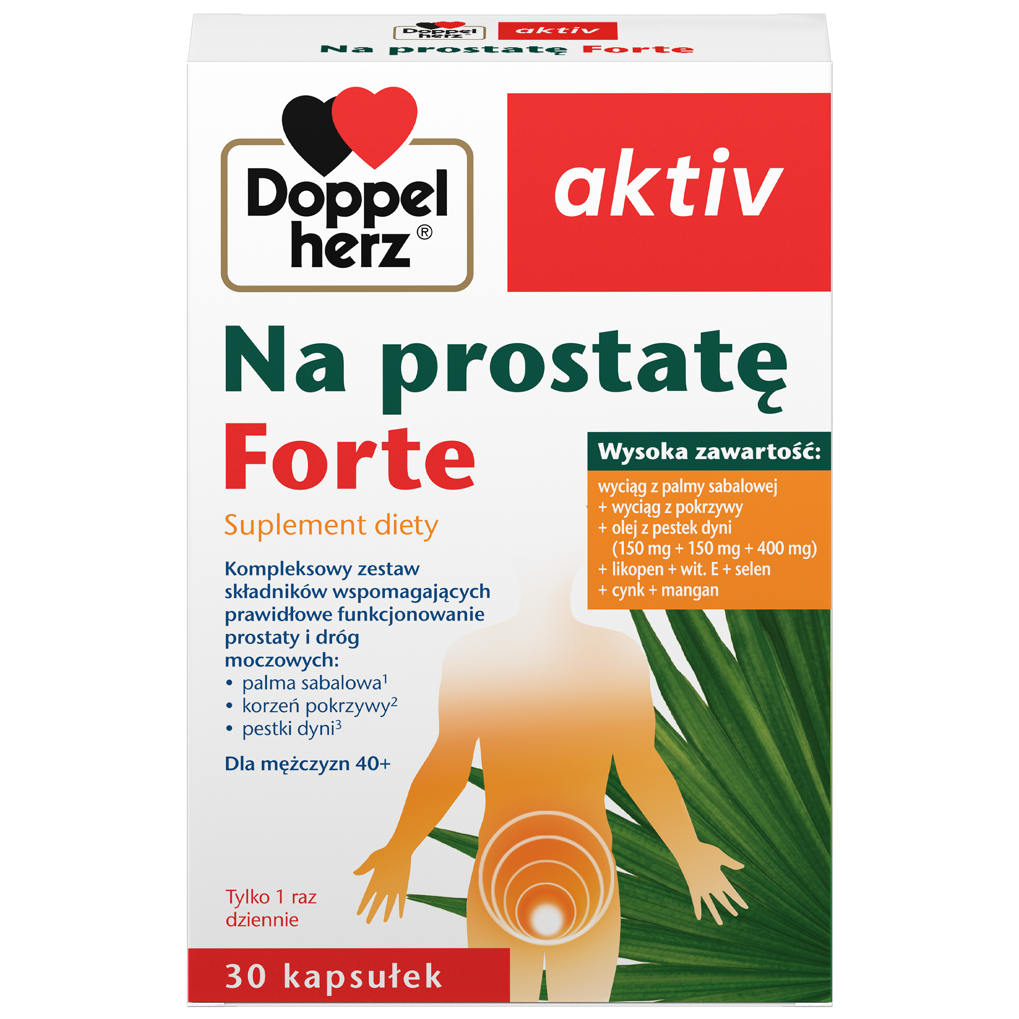 Doppelherz aktiv Na prostatę Forte, kapsułki, 30 sztuk zdjęcie