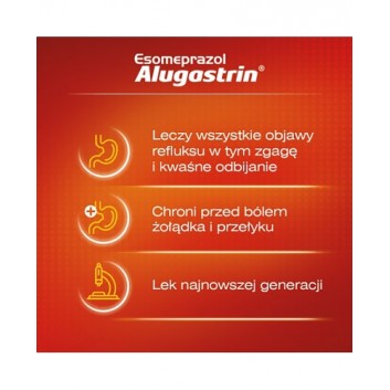 Esomeprazol Alugastrin, 14 kapsułek