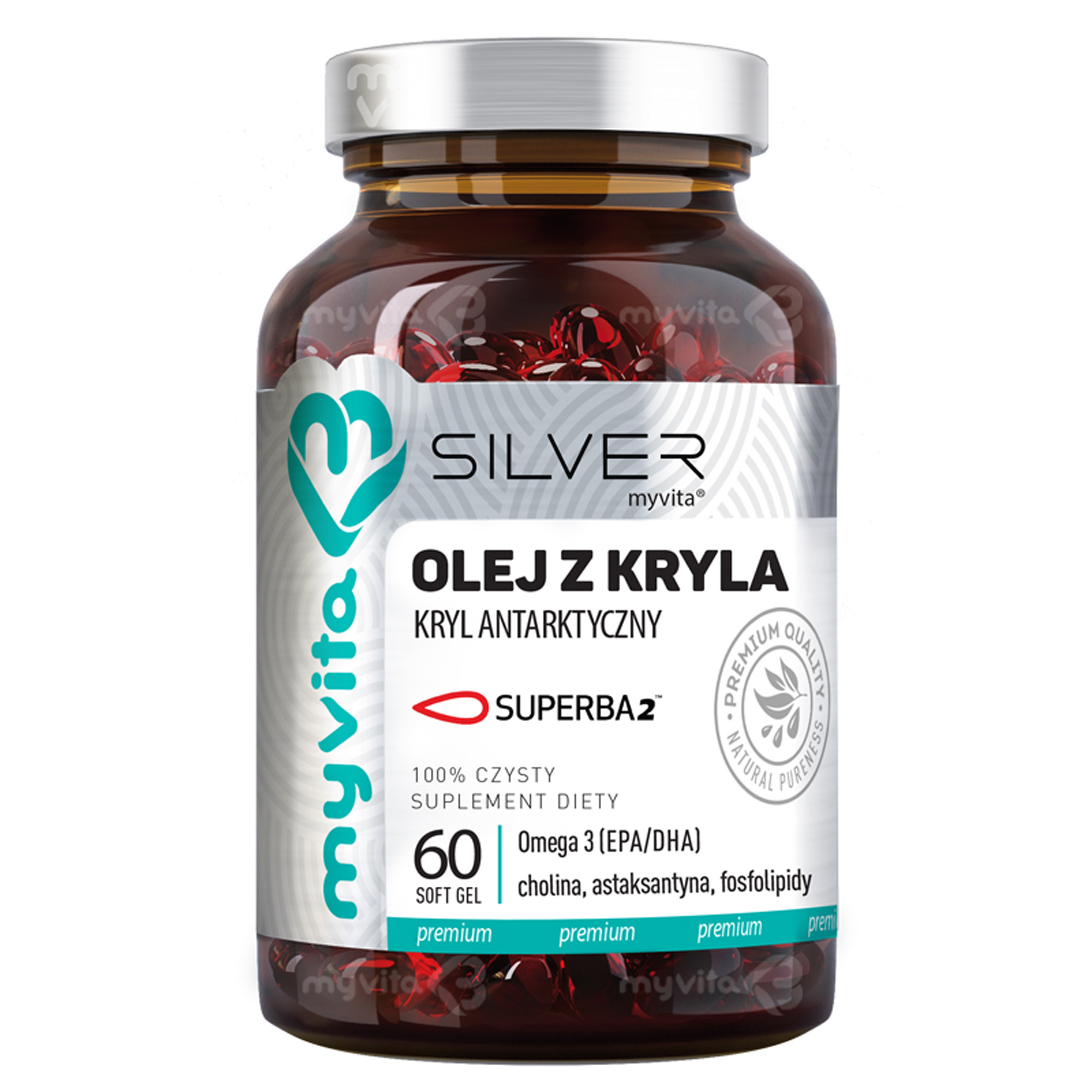 MyVita Silver Olej z kryla, 60 kaps. zdjęcie