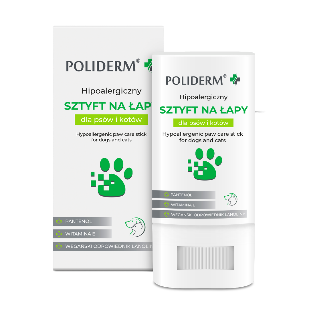 Poliderm Hipoalergiczny sztyft na łapy dla psa i kota, 14,5 g zdjęcie