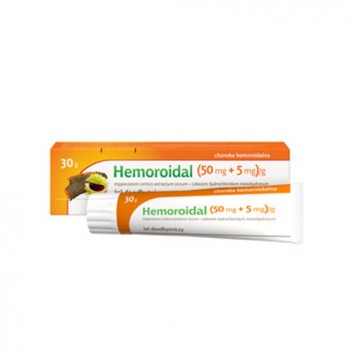 Hemoroidal (50 mg + 5 mg)/g żel doodbytniczy 30 g