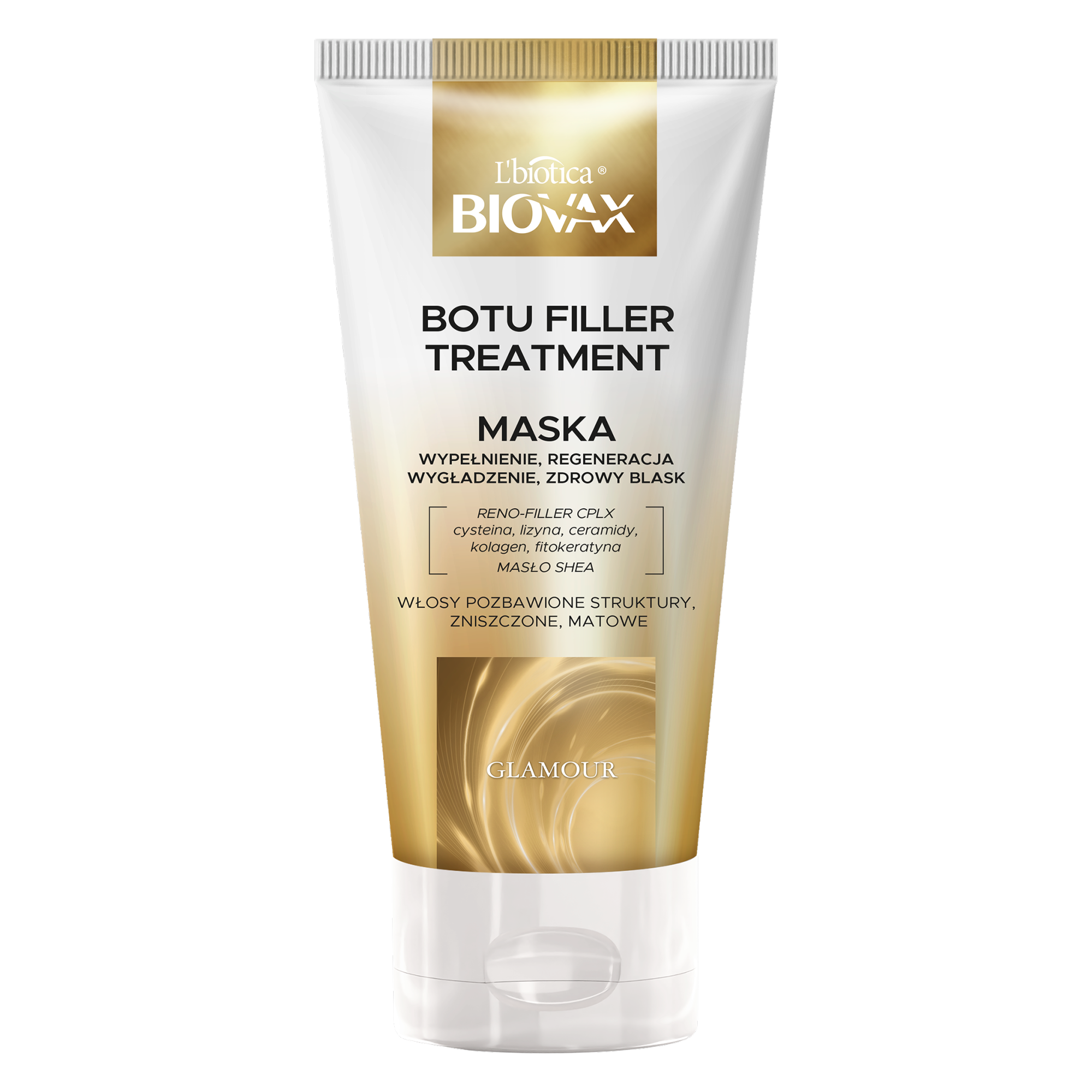L'biotica Biovax Glamour Botu Filler Treatment Maska wypełniająco-wygładzająca, 150 ml zdjęcie