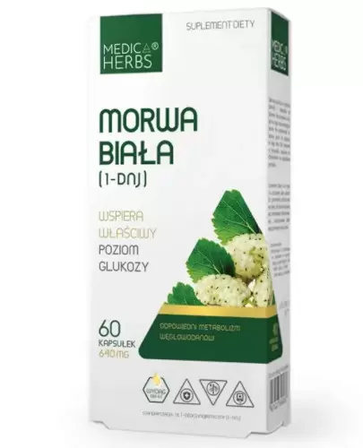 Medica Herbs Morwa biała 60 kapsułek zdjęcie