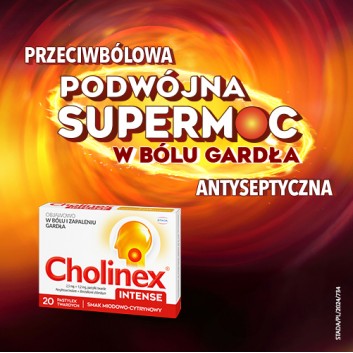 CHOLINEX INTENSE Honey & Lemon - 20 past. do ssania