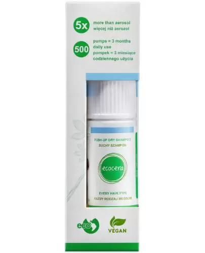 Ecocera naturalny suchy szampon Push-up do każdego rodzaju włosów 15 g zdjęcie