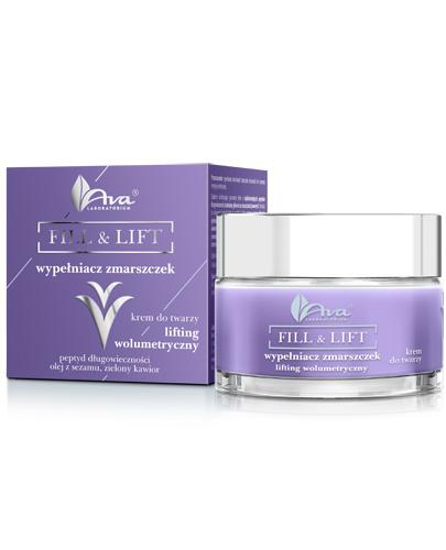 Ava Fill & Lift Krem do twarzy wypełniacz zmarszczek, 50 ml, cena, opinie, właściwości zdjęcie
