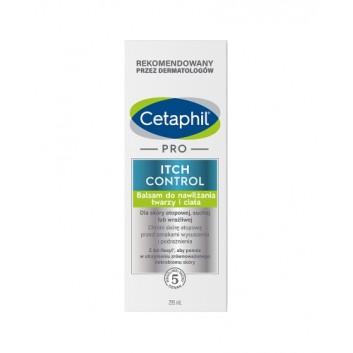 CETAPHIL PRO ITCH CONTROL, balsam do nawilżania twarzy i ciała. Do atopowej, suchej lub wrażliwej skóry dzieci i niemowląt, 295 ml