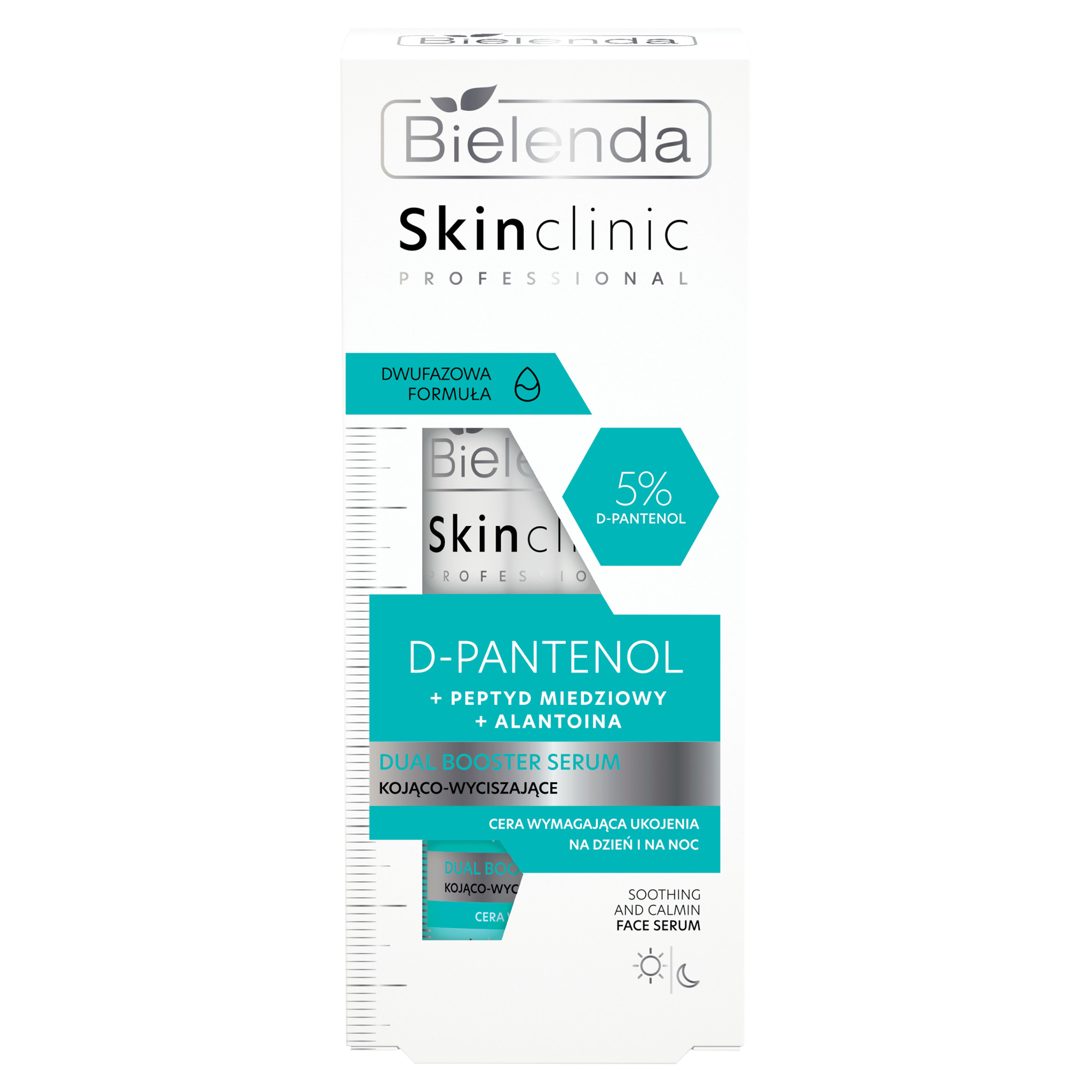 Bielenda Skin Clinic Professional D-Pantenol, dual booster serum kojąco-wyciszające, 45 ml zdjęcie