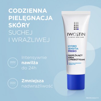 Iwostin Hydro Sensitia Prebio nawilżający krem z prebiotykami 50 ml