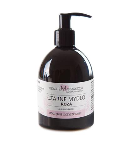 Beaute Marrakech Naturalne Czarne mydło w żelu Savon Noir z olejem z różanym - 250 ml - cena, opinie, działanie zdjęcie