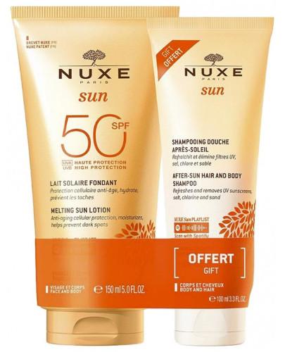 Nuxe Sun Zestaw Mleczko do opalania SPF50, 150 ml + Żel pod prysznic, 100 ml zdjęcie