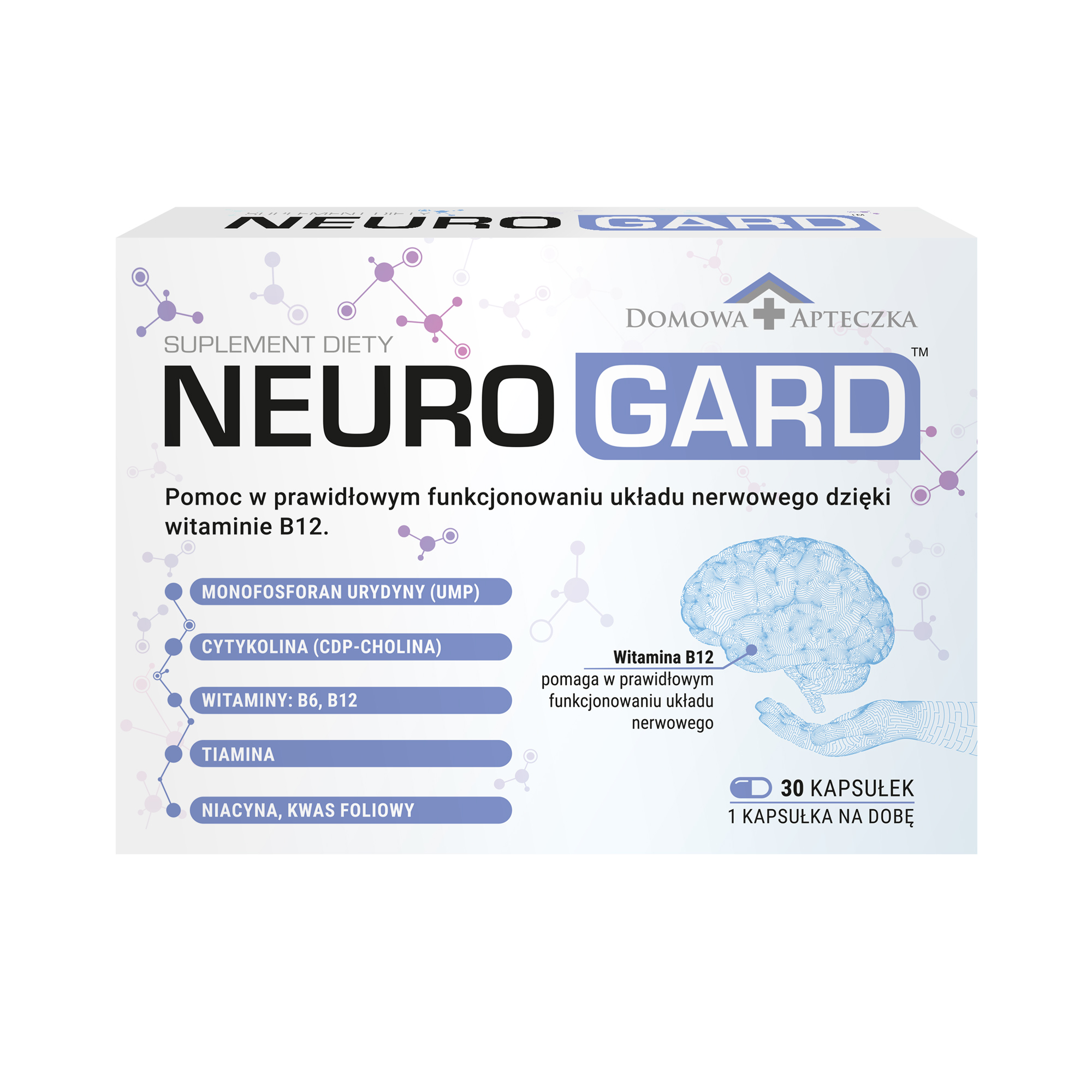 Domowa Apteczka, Neuro gard, kapsułki, 30 sztuk zdjęcie