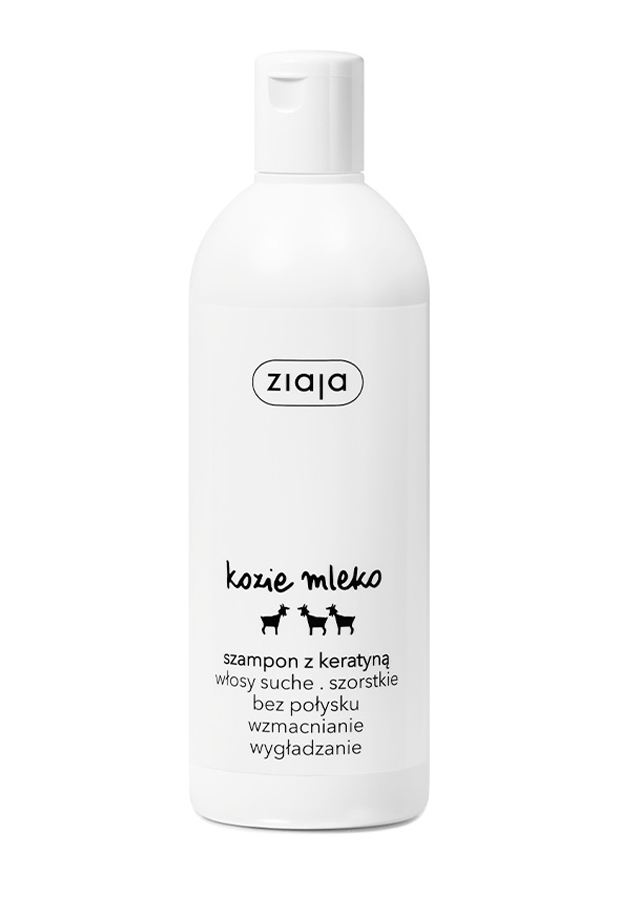 ZIAJA KOZIE MLEKO Szampon z keratyną - 400 ml zdjęcie