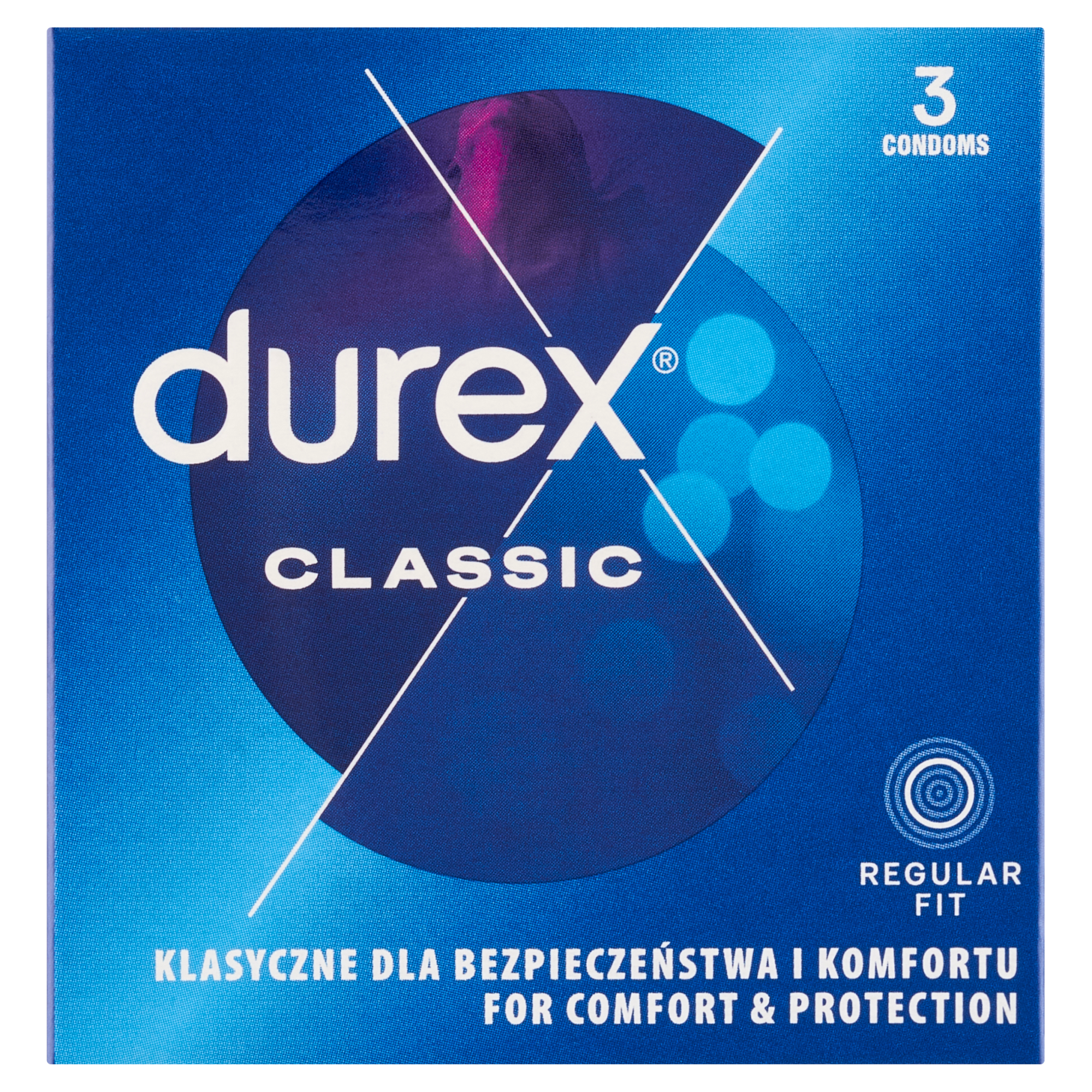 Durex Classic, prezerwatywy klasyczne gładkie, 3 sztuki zdjęcie