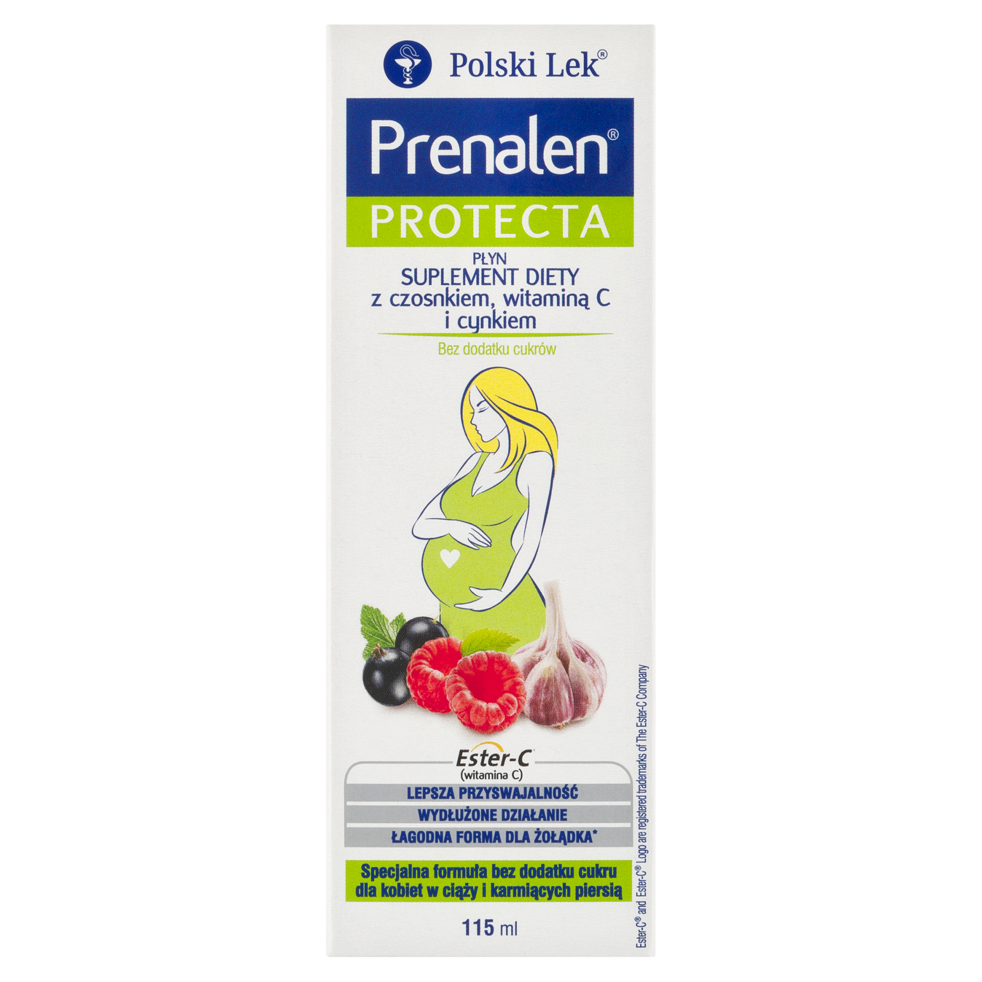 Prenalen Syrop dla kobiet w ciąży bez dodatku cukrów, 115 ml zdjęcie
