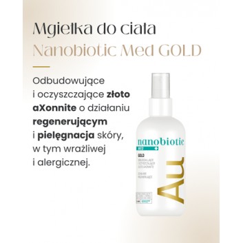 Nanobiotic Med Gold odbudowujące i oczyszczające złoto spray 150 ml