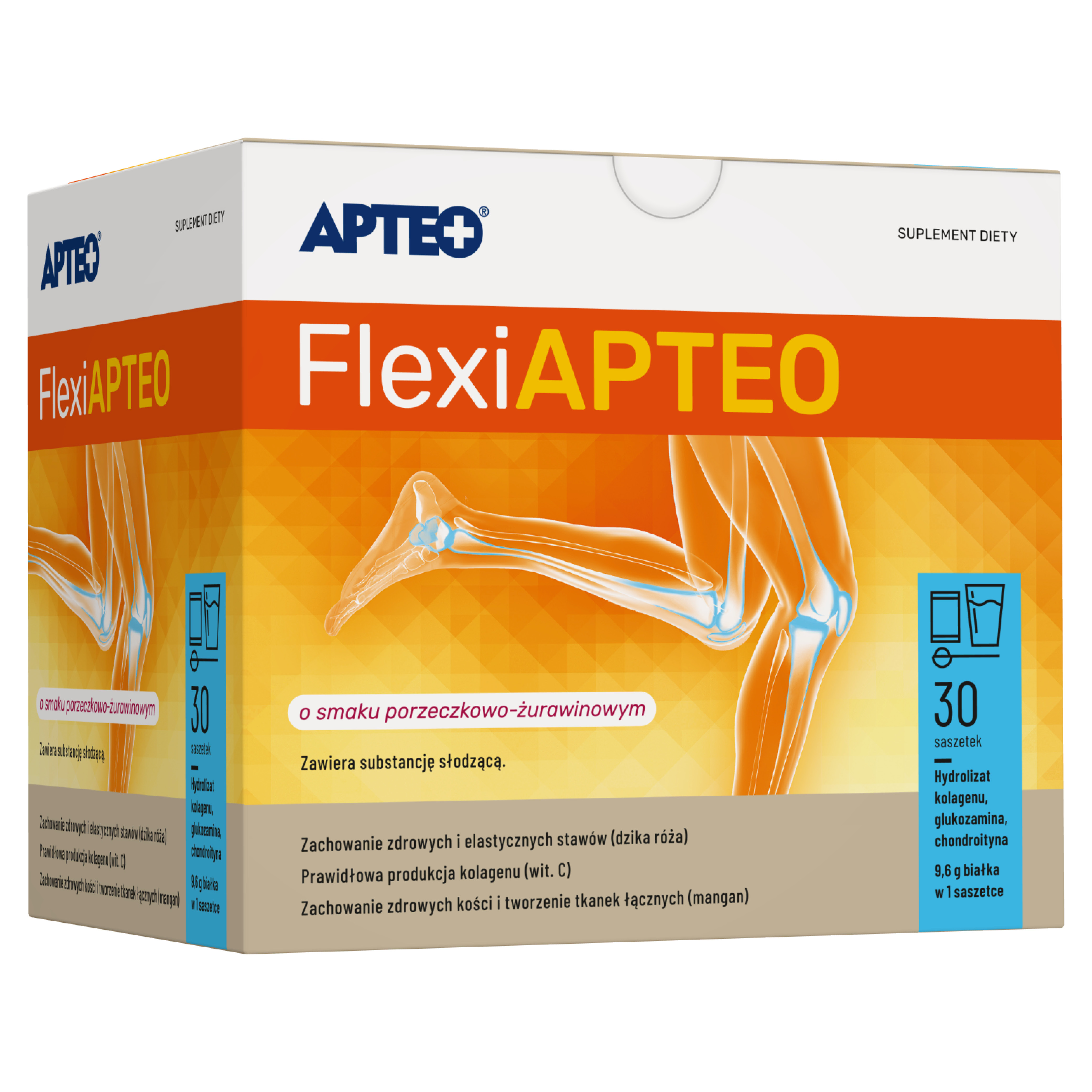 FlexiAPTEO, smak porzeczkowo-żurawinowy, 30 saszetek zdjęcie