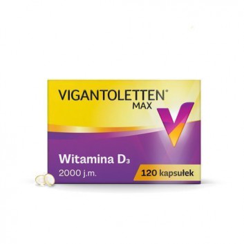 Vigantoletten Max 2000 j.m. 120 kapsułek