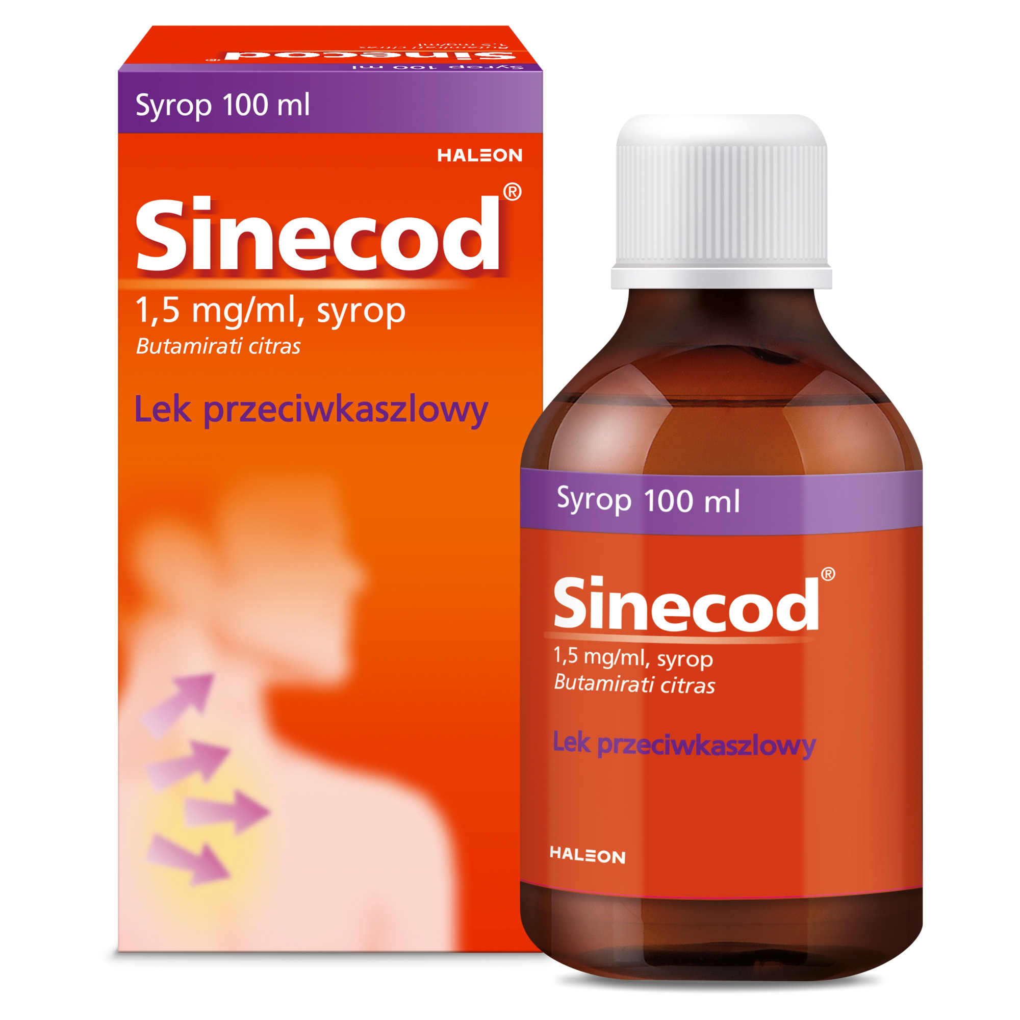 Sinecod 1,5 mg/ml syrop 100 ml
