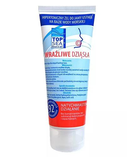 TOP SEA BUCCAL Żel na wrażliwe dziąsła, 75 ml, cena, opinie, wskazania zdjęcie