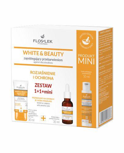 FLOSLEK White & Beauty zapobiegający przebarwieniom, 1 zestaw zdjęcie