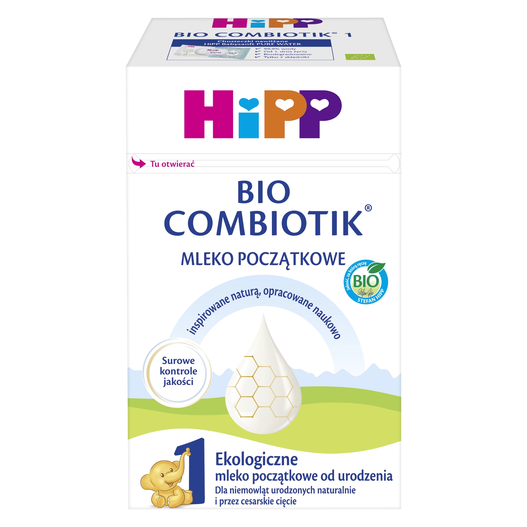 HiPP 1 BIO Combiotik mleko początkowe od urodzenia 550 g