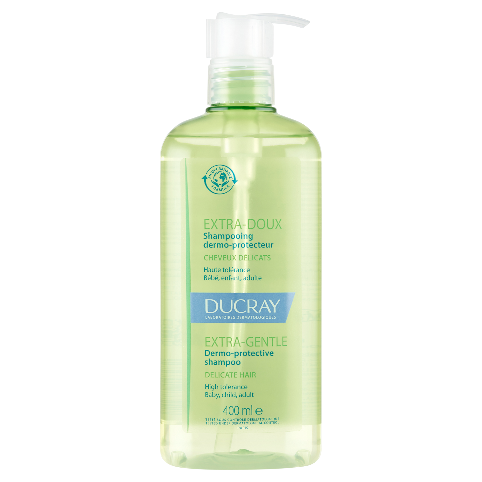 Ducray Extra Doux Łagodny Szampon nawilżający do częstego stosowania, 400 ml zdjęcie