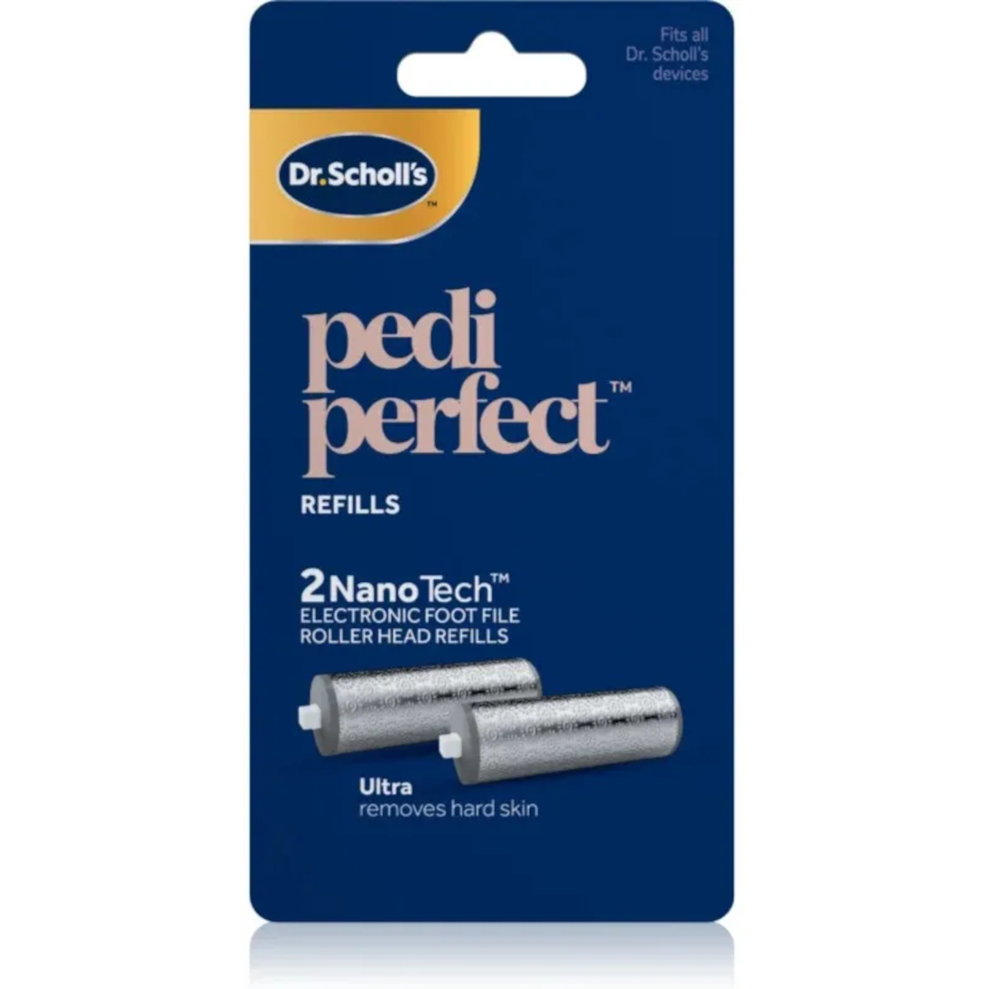 Dr. Scholl’s Pedi Perfect NanoTech, głowice obrotowe, 2 sztuki zdjęcie