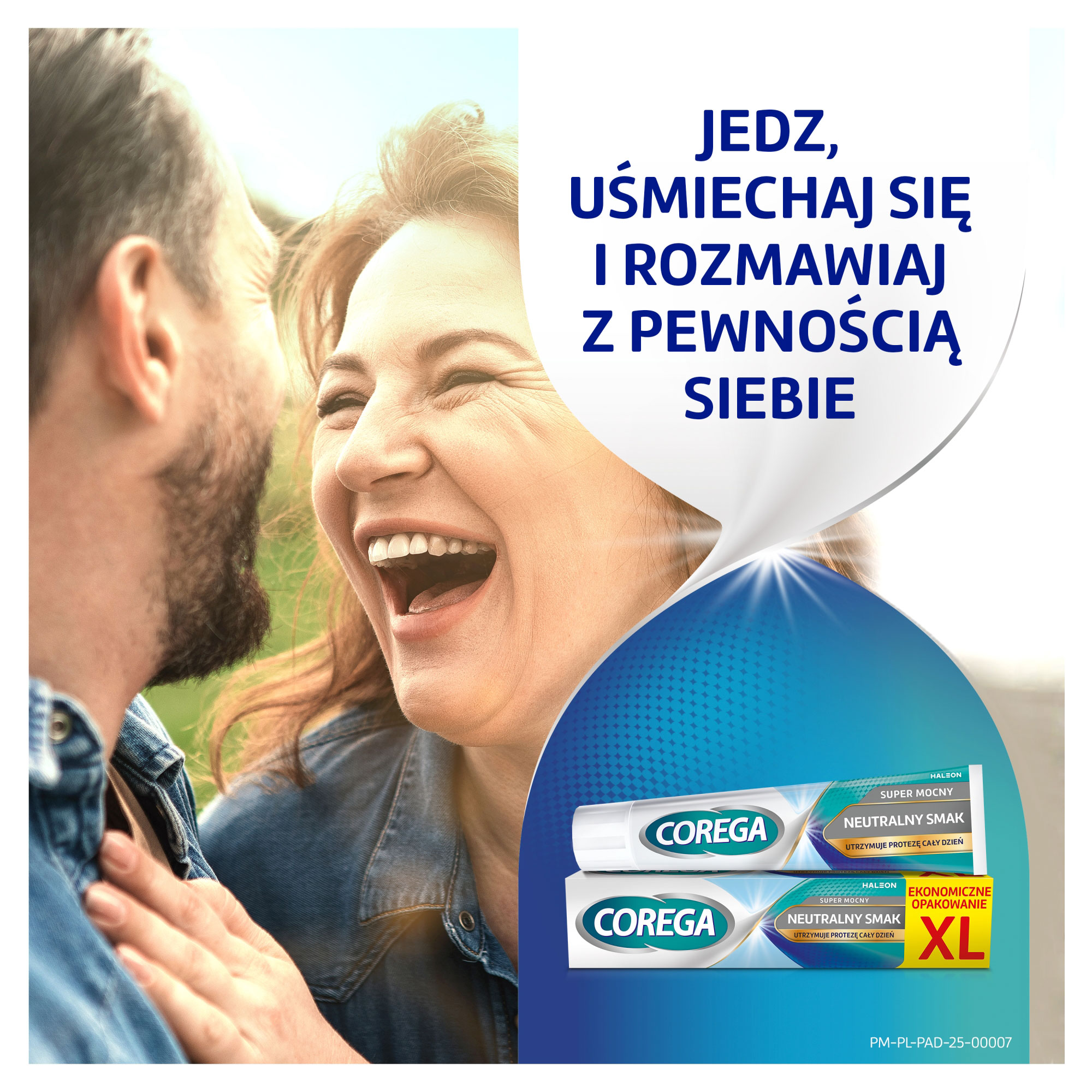 Corega super mocny neutralny smak krem mocujący do protez zębowych 70 g