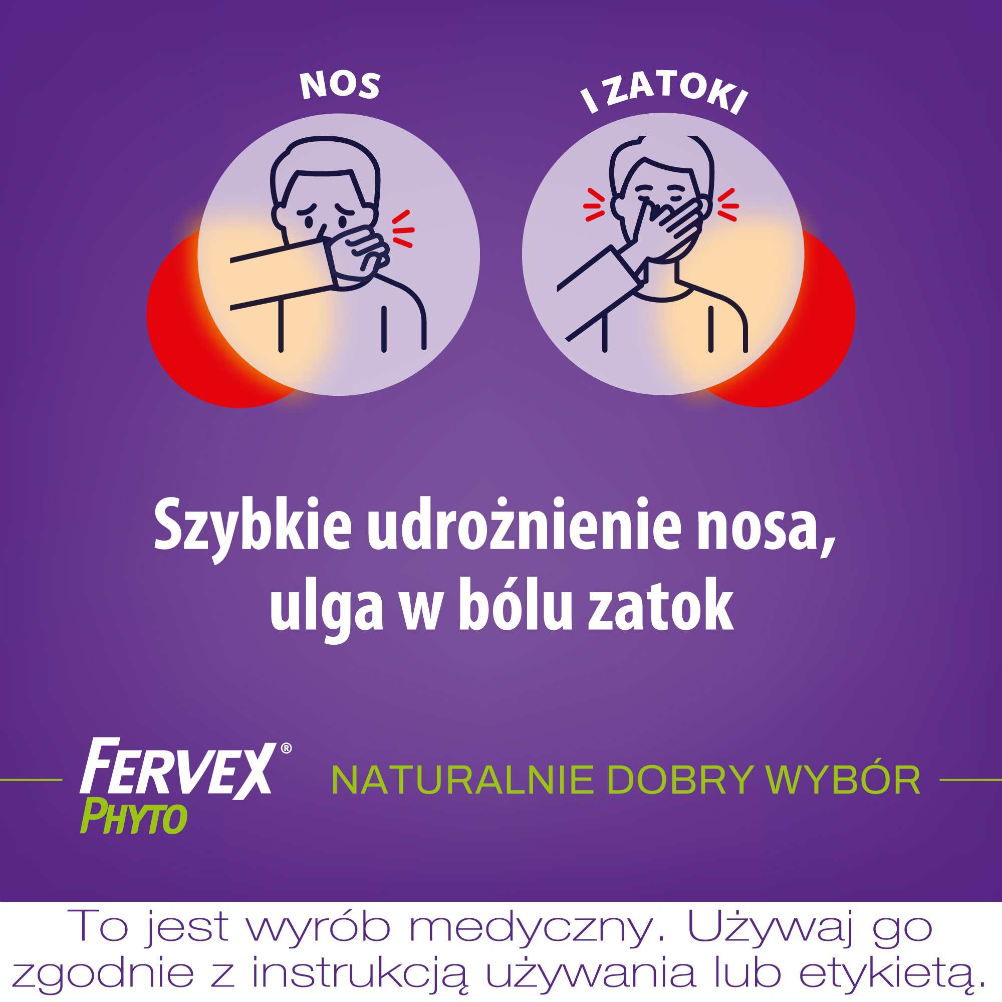 Fervex Phyto Nos i Zatoki spray do nosa 3 x 15 ml