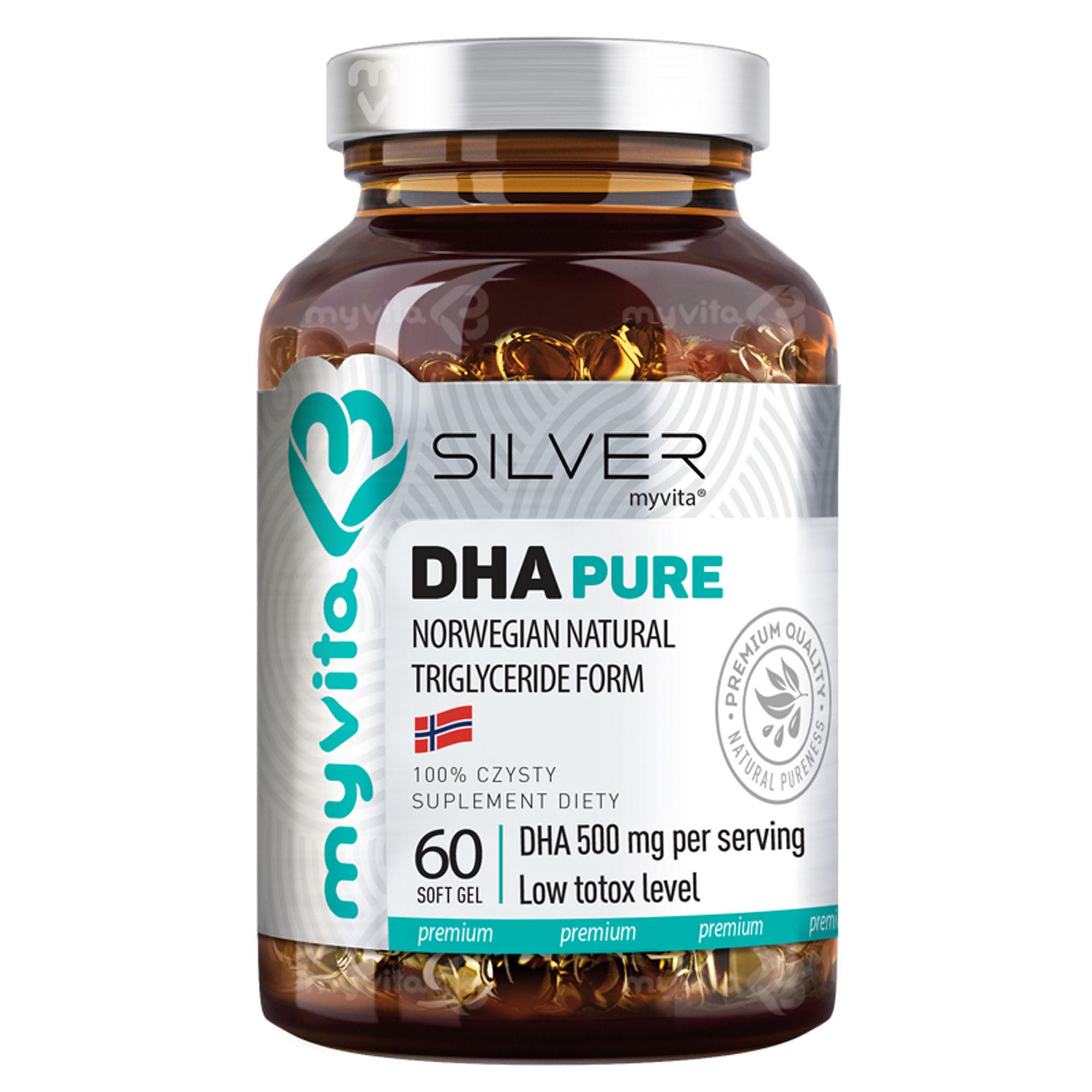 MyVita Silver DHA Pure, 60 kaps. zdjęcie