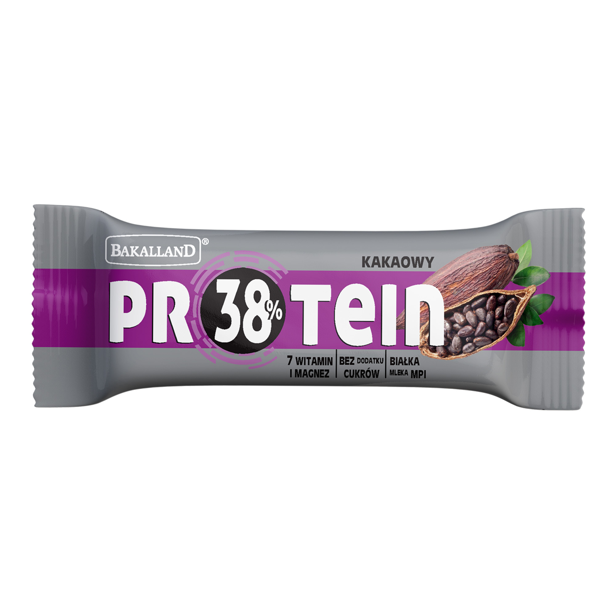 Bakalland Baton Proteinowy, Kakao, 35g zdjęcie