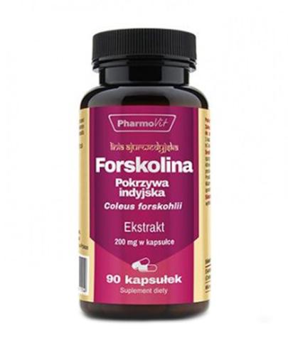 PHARMOVIT Ekstrakt z pokrzywy indyjskiej Forskolina 4:1 - 90 kaps. zdjęcie