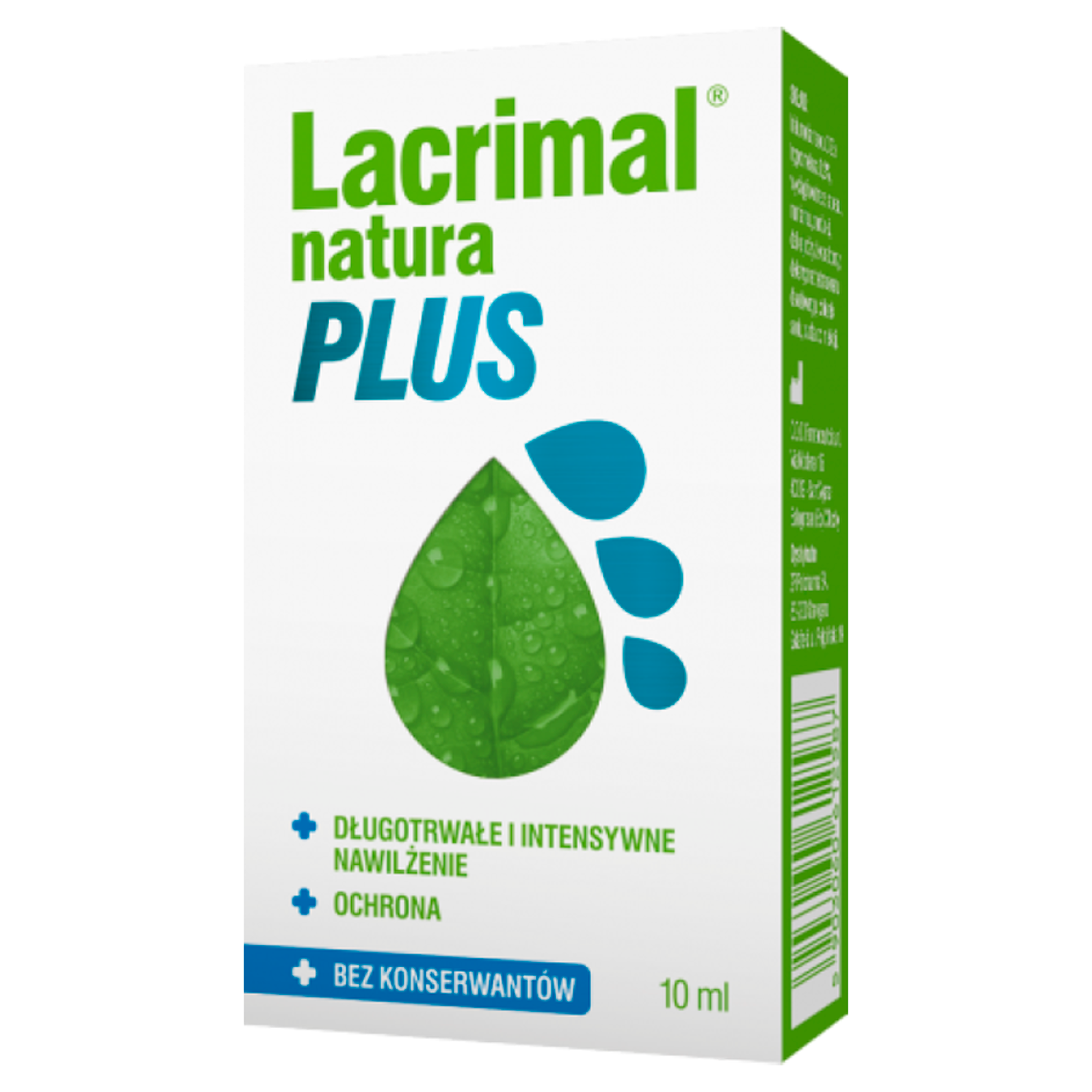 Lacrimal Natura Plus krople nawilżające do oczu 10 ml zdjęcie