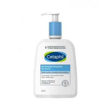 Cetaphil EM, emulsja micelarna do mycia, 500 ml