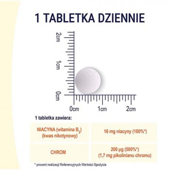 NATURELL Chrom organiczny + B3, 60 tabl., cena, opinie, właściwości