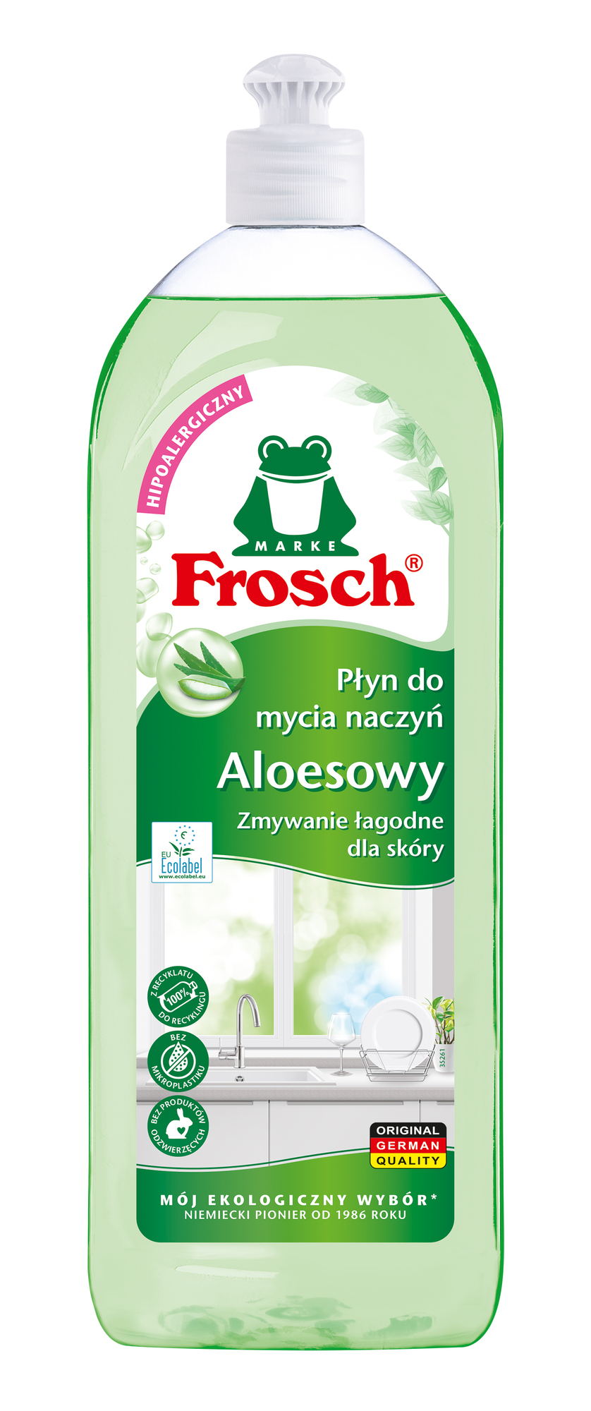 Frosch Aloesowy płyn do mycia naczyń, 750 ml zdjęcie